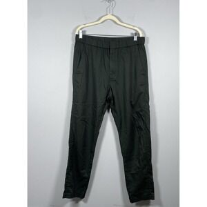 COS Women's Trousers EUR 54 US 34 Dark Green Twill Wide‎ Leg Chino Pants Hi-Rise